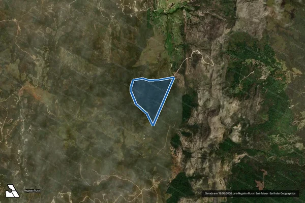 Imagem de satélite de Fazenda Vargem do Marco, Retiro da Sebastiana, Furado e Capote, Área 1 - GLEBA 1 em Taquaraçu de Minas - MG