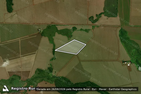 Imagem de satélite de Fazenda Palhada - Parte - PARTE 1 em Maracaju - MS