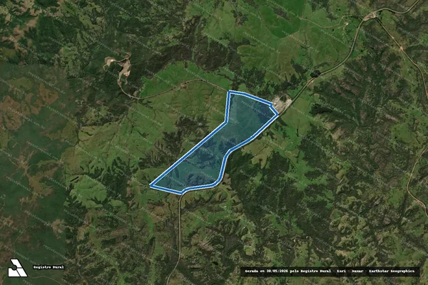 Imagem de satélite de Fazenda Boa Vista – Gleba 7 em Caçapava do Sul - RS