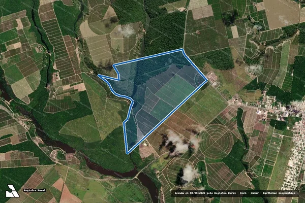 Imagem de satélite de Fazenda Santa Rita - Fazenda Santa Rita em Jaguaré - ES