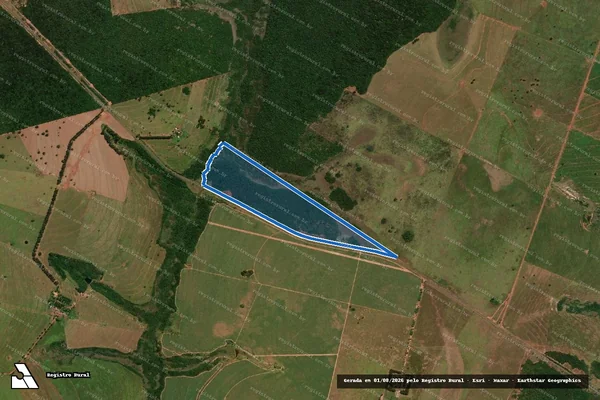 Imagem de satélite de Fazenda Cristo Rei - Parte 1 em Iguatemi - MS