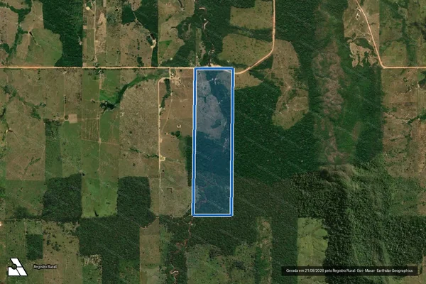 Imagem de satélite de LOTE 20 - LOTE 20 em Ji-Paraná - RO