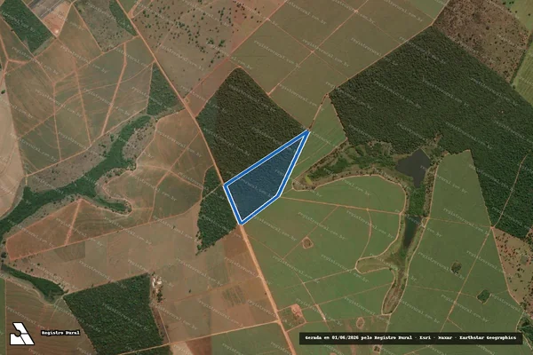 Imagem de satélite de FAZENDA CORREGO DA MATA OU SALTO - FAZENDA CORREGO DA MATA OU SALTO em Caçu - GO