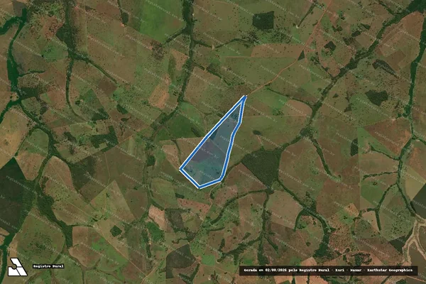 Imagem de satélite de FAZENDA COQUEIROS - Parte 1 em Paranaíba - MS