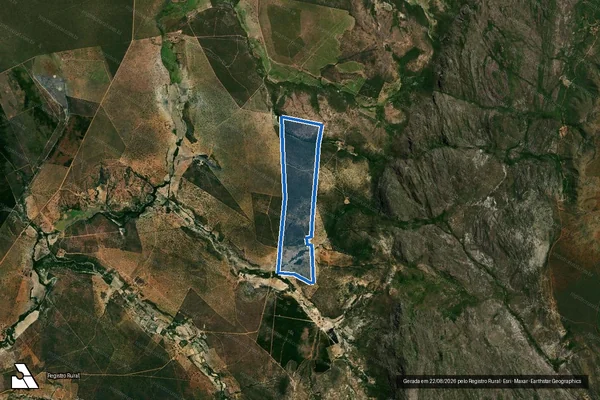 Imagem de satélite de FAZENDA QUEBRA COCO - FAZENDA  SANTO ANTONIO em Grão Mogol - MG
