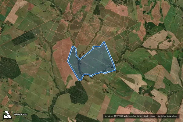 Imagem de satélite de Fazenda Santa Josefa - Gleba B em Guaraçaí - SP