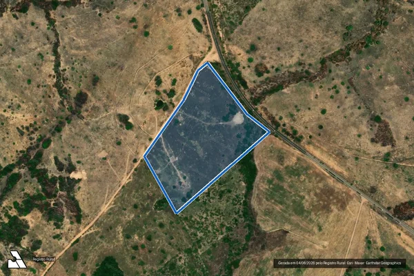 Imagem de satélite de FAZENDA SANTO ANTÔNIO DENOMINADA SANTA MARIA - PARTE 2 em Piranhas - GO