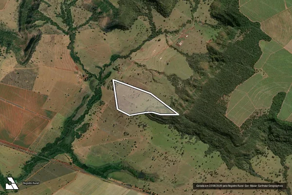 Imagem de satélite de FAZENDA CACHOEIRA ALTA, CAMPANHA, MACACOS, MATEIRA E RONDINHA - Parte 2 em Paranaiguara - GO