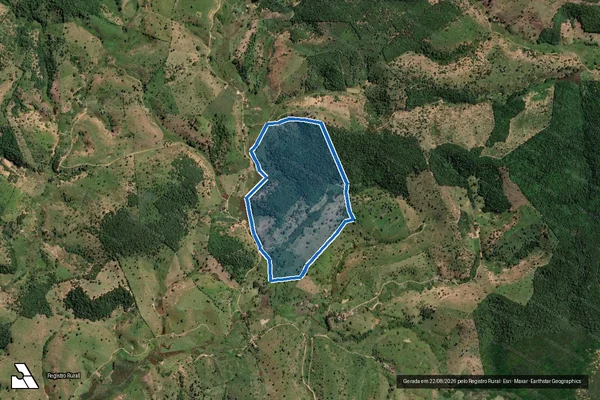 Imagem de satélite de FAZENDA NOVA ERA - Parte 1 em Águas Formosas - MG