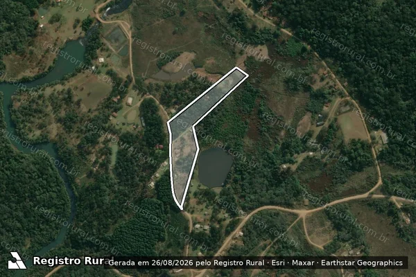 Imagem de satélite de SITIO RIO D´AREIA - Gleba 3 em Inácio Martins - PR