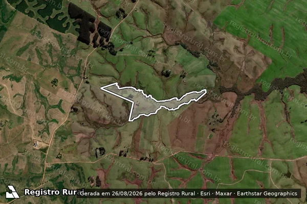 Imagem de satélite de PA SAO JOAO II - Lote 26 - Lote 26 em Sant'Ana do Livramento - RS