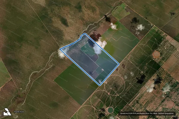Imagem de satélite de Fazenda Jucurutu do Formoso                      - Parte 1 em Jaborandi - BA