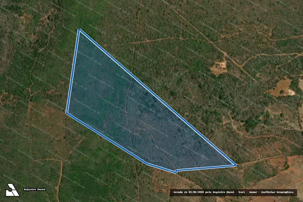 Imagem de satélite de Fazenda Baixão, da Fazenda Caatinga - Gleba 01 em Caetité - BA