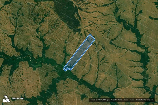 Imagem de satélite de FAZENDA JACUTINGA - Parte 1 em Jauru - MT