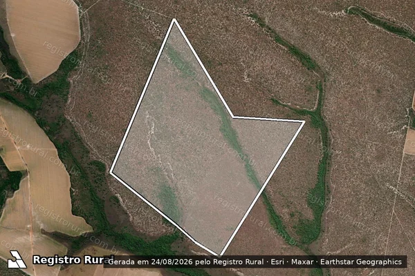 Imagem de satélite de Gleba Areia - Única em Riachão - MA