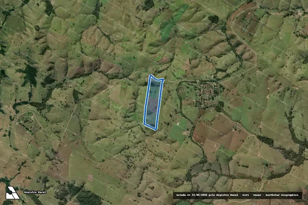 Imagem de satélite de SÍTIO TRÊS COQUEIROS - GLEBA C em Santo Antônio da Platina - PR