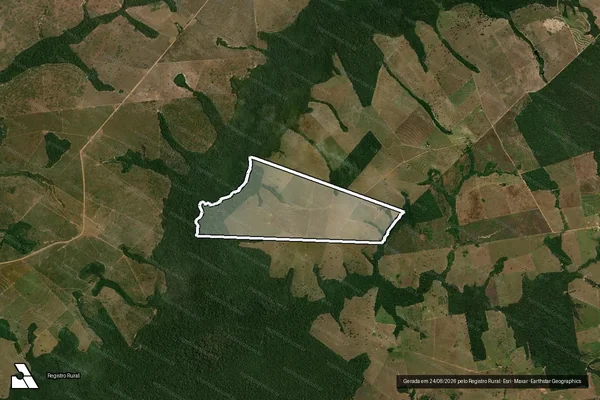 Imagem de satélite de FAZENDA SERTÕES - Parte 1 em Nova Marilândia - MT
