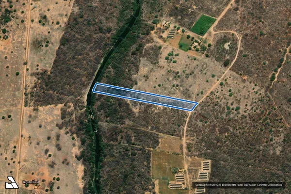 Imagem de satélite de FAZENDA BARREIRO DO ITAPICURÚ - PARTE 19 em Jaíba - MG