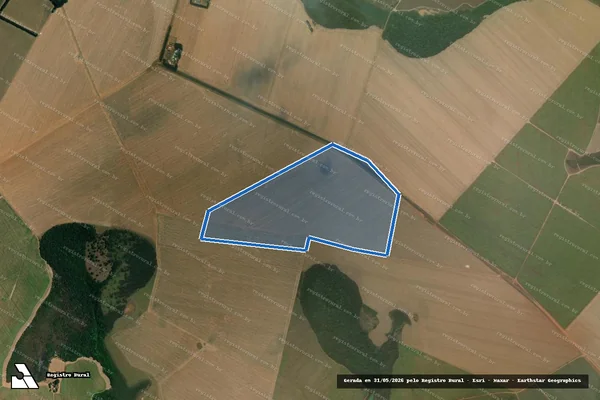 Imagem de satélite de Fazenda Jatobá lugar Santo Antônio de Pádua - Parte 2 em Rio Verde - GO