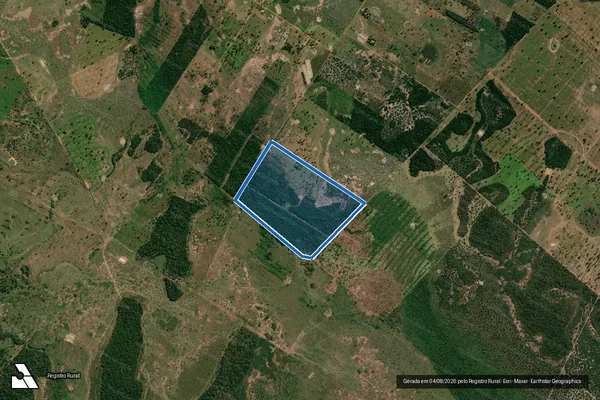 Imagem de satélite de P.A SADIA VALE VERDE-LOTE Nº 439 - P.A SADIA VALE VERDE-LOTE Nº 439 em Cáceres - MT
