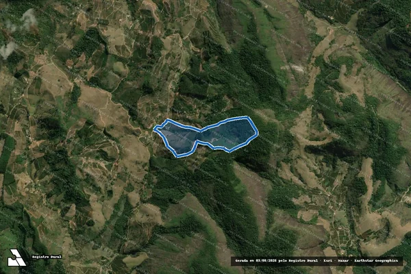 Imagem de satélite de CABECEIRA DE SANTO AMARO - Parte 1 em Muniz Freire - ES