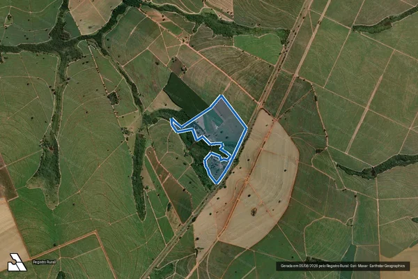 Imagem de satélite de Fazenda Bela Vista - PARTE 1 em Ubarana - SP