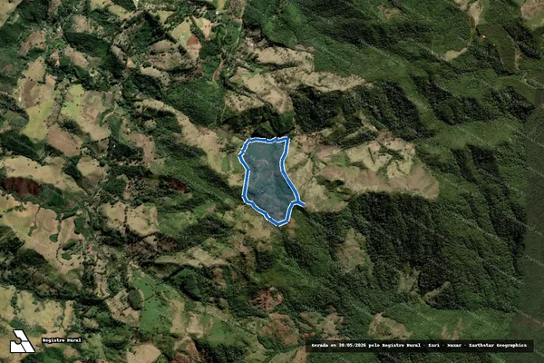 Imagem de satélite de Fazenda Caratuba - Parte 1 em Cunha - SP