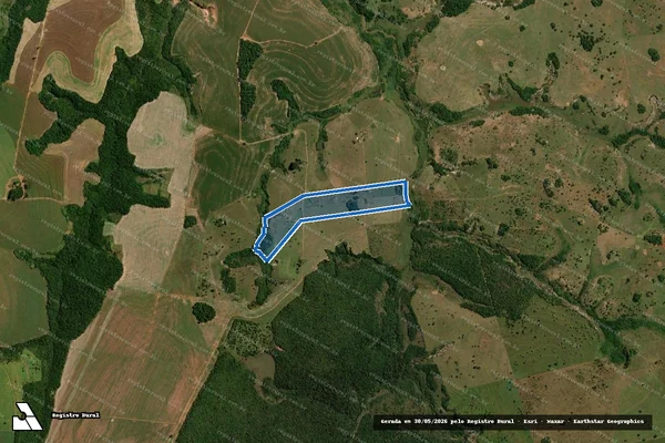 Imagem de satélite de POSSE RINCÃO DO CORRALITO - Parte 1 em Amambai - MS