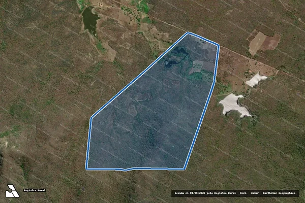 Imagem de satélite de Fazenda Novo Jardim - PARTE 1 em Ibaretama - CE