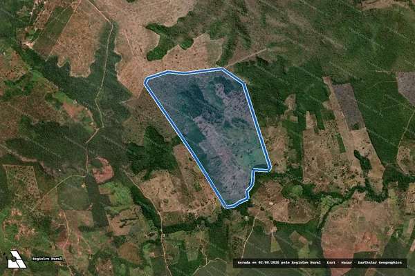 Imagem de satélite de FAZENDA WALI em Grajaú - MA