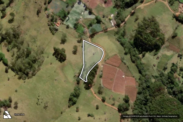 Imagem de satélite de Sítio Pedra Chata 2 - Sítio Pedra Chata 2C em Córrego do Bom Jesus - MG