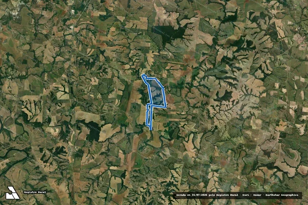 Imagem de satélite de Fazenda Santo Antonio do Paraizinho em Capivari - SP
