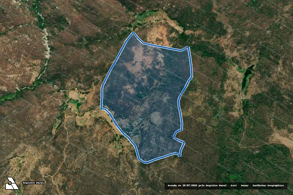 Imagem de satélite de SITIO AMOLAR E MATA GRANDE - GLEBA A em Imaculada - PB