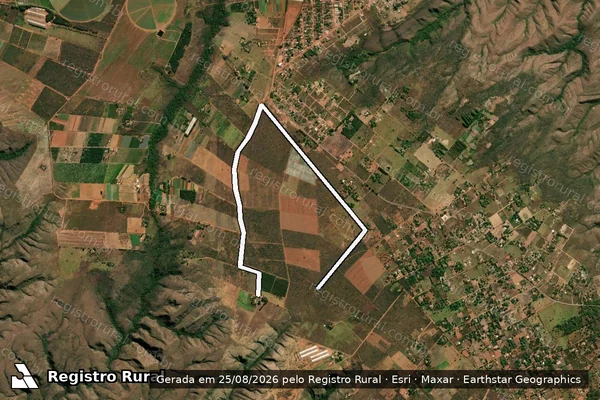 Imagem de satélite de Estrada Vicinal VC-03 ? Projeto de Assentamento Colônia II - Estrada Vicinal VC-03 - PA Colônia II em Padre Bernardo - GO