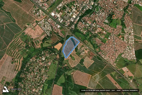 Imagem de satélite de RECANTO SANTA RITA (ANTES QUINHÃO IV-A) - Parcela 1 em Catanduva - SP
