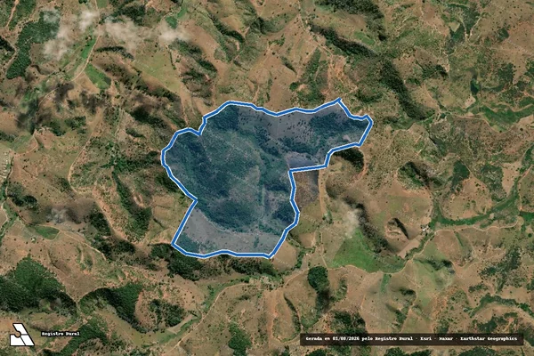 Imagem de satélite de FAZENDA ALEGRIA - Parte 1 em Pescador - MG