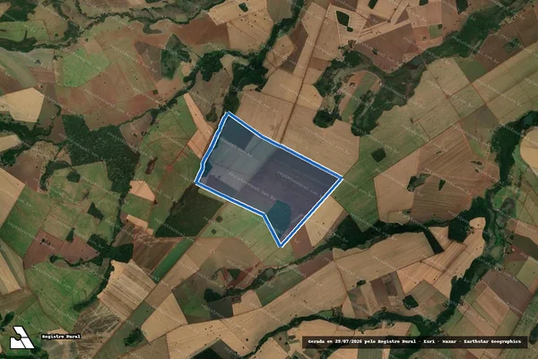 Imagem de satélite de FAZENDA SETE LAGOAS - Parte 2 em Quirinópolis - GO