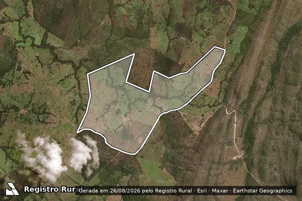 Imagem de satélite de LOTE ÚNICO (REMANESCENTE) DO LOTEAMENTO FAZENDA ENXÚ - ÁREA I - Parte 1 em Pindorama do Tocantins - TO