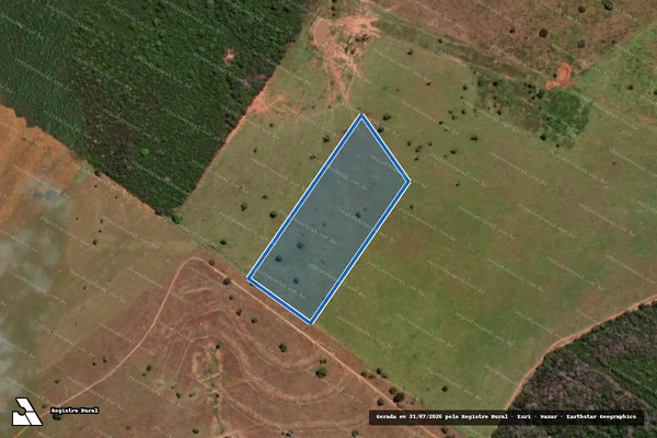 Imagem de satélite de Fazenda Santa Terezinha ? Parte 1 - LOTE 110 em Camapuã - MS
