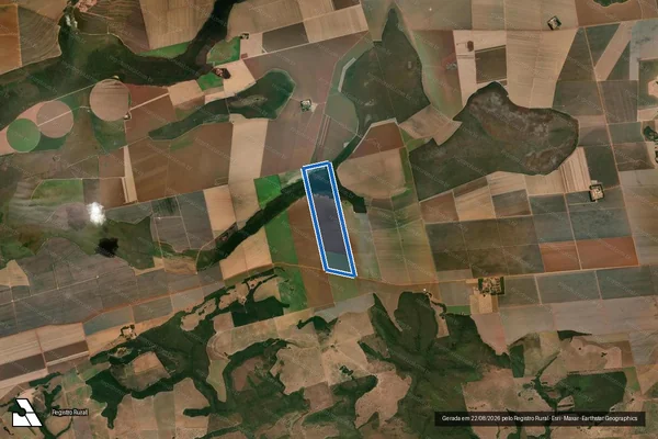 Imagem de satélite de Fazenda Maringá ? Lote 04 - Parte 1 em Novo São Joaquim - MT
