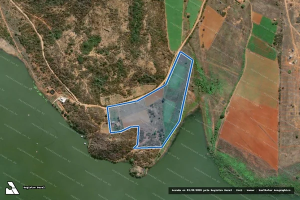 Imagem de satélite de FAZENDA EXTREMA PARTE 05 - Parte 1 em Maracás - BA