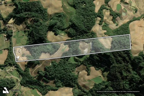 Imagem de satélite de Altamir Joao Elias - PARCELA 01 em Leoberto Leal - SC