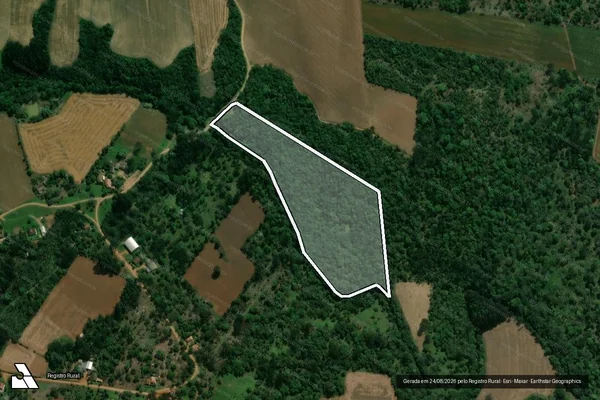 Imagem de satélite de SITIO HEKAVEI - Parte 1 em Prudentópolis - PR