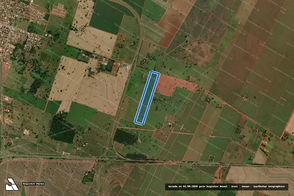 Imagem de satélite de Estância Maktub - Estância Maktub em Paulicéia - SP