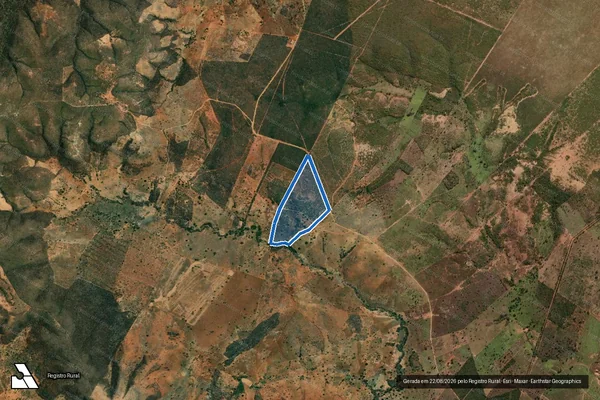 Imagem de satélite de Fazenda Poço D`antas - GLEBA 2 em São João da Ponte - MG