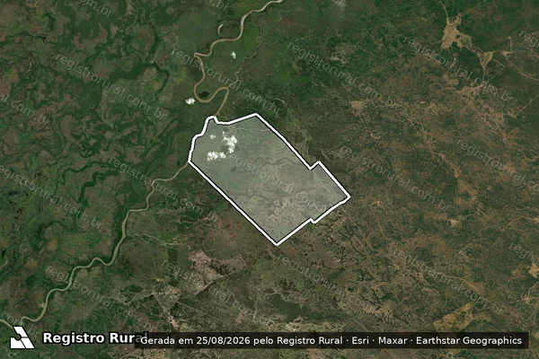 Imagem de satélite de Fazenda Alegre - Parte 2 em Corumbá - MS