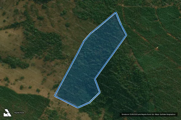 Imagem de satélite de Fazenda São Gil - Parcela 1 em Itamarandiba - MG