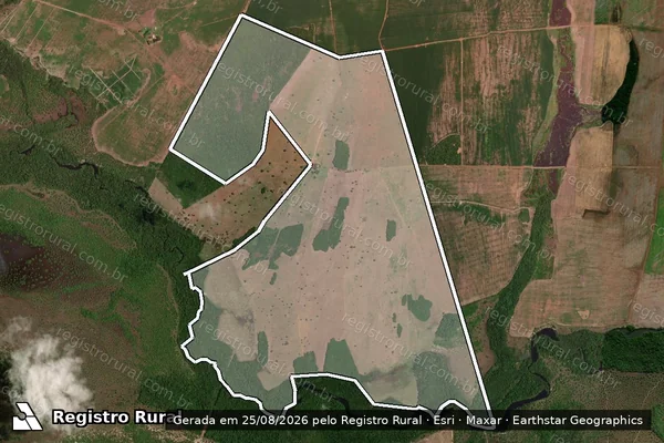 Imagem de satélite de Lote 32 do Loteamento Marianópolis, Gleba 02 - Parte 01 em Marianópolis do Tocantins - TO