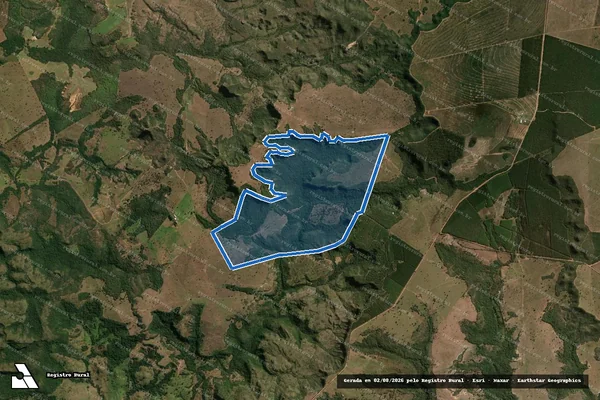 Imagem de satélite de Fazenda Nossa Senhora Aparecida I - Fazenda Nossa Senhora Aparecida I em Dom Aquino - MT