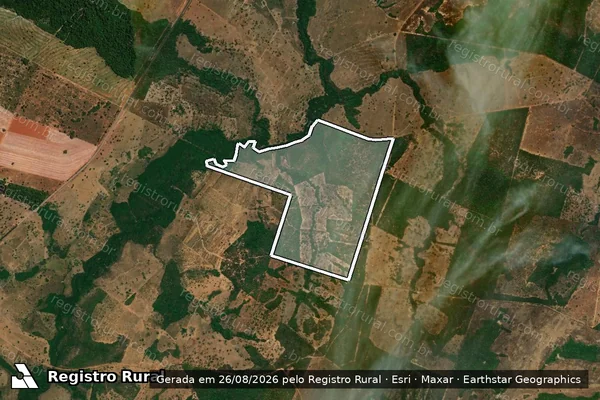 Imagem de satélite de FAZENDA SANTA ROSA Parte dos Lotes 30 e 31 do Loteamento Javaés - 001 em Araguaçu - TO